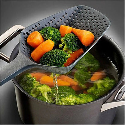 LMETJMA Large Nylon Strainer Scoop Colander Kitchen Appliances Cooking Tools Gadgets Drain Vegies Water Scoop Cozinha PY0031