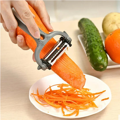 Multifunctional 360 Degree Rotary Slicer Carrot Potato Peeler Vegetable Cutter Fruit Melon Planer Grater Kitchen Gadgets