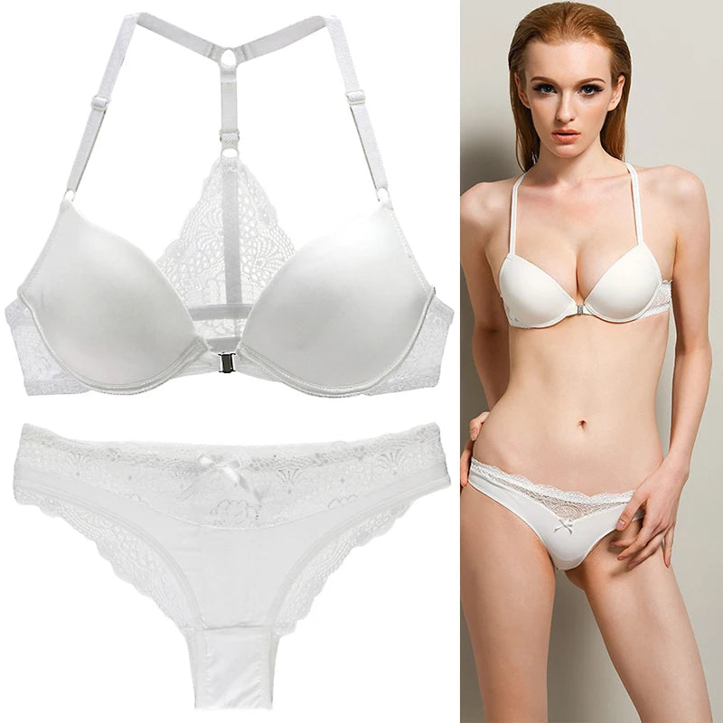 Heißer Verkauf 8 Farbe Sexy Elegante ABC Cup Bh und Panty Set Frauen Bhs Sets Dame Unterwäsche Push-Up Wäsche kurze Tanga