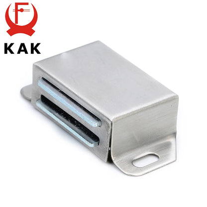 KAK-519 Stainless Steel Magnetic Cabinet Catches Push to Open Touch Kitchen Door Stop Damper Buffers With Screws For Hardware