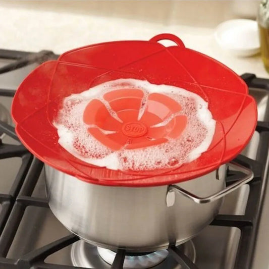 Multifunctional Silicone Lid Spill Stopper Anti Overflow Pot Cover 28.5cm Diameter Kitchen Gadgets Cooking Pot Lids Utensil