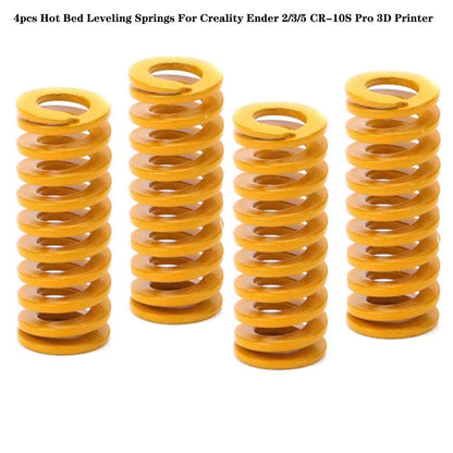 Free Shipping 4/8Pcs 3D Printer Parts Leveling Spring Accessories For Creality Ender 2 3 Pro 5 CR-10S PRO Hot Bed 8*20MM