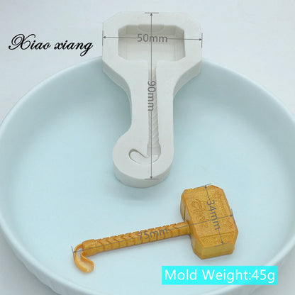 Luyou 3D Hammer Design Fondant Silicone Cake Molds For Baking Soap Chocolate Mould Pastry Kitchen Bakeware Tools FM364