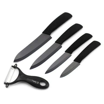 FINDKING Brand top quality beauty gift set Zirconia kitchen Ceramic Knife set 3" 4" 5" 6" inch+ Peeler+Covers