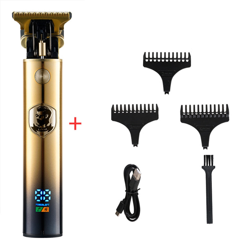 WEASTI Electric Clipper Shaving Digital Display Beard T9 Hair Trimmer Headed Buddha Shaver Razor Cutting Machine Hairdress