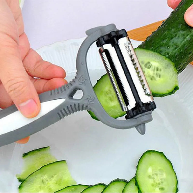 Multifunctional 360 Degree Rotary Slicer Carrot Potato Peeler Vegetable Cutter Fruit Melon Planer Grater Kitchen Gadgets