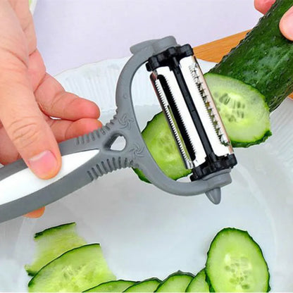 Multifunctional 360 Degree Rotary Slicer Carrot Potato Peeler Vegetable Cutter Fruit Melon Planer Grater Kitchen Gadgets