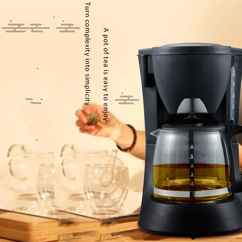 Hot Sale Coffee Maker Electric Automatic Cafe American Machines Instant Espresso 3 In 1 Flask For Kitchen Coffee Makers Machine