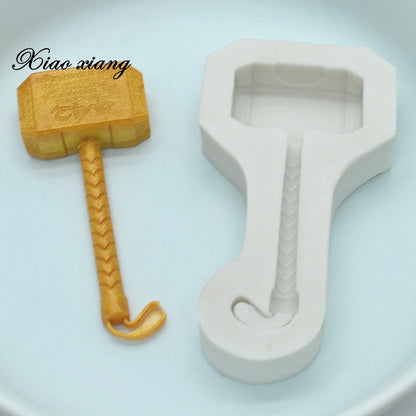 Luyou 3D Hammer Design Fondant Silicone Cake Molds For Baking Soap Chocolate Mould Pastry Kitchen Bakeware Tools FM364