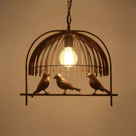 Nordic Bird Lights Bedroom Dining Room Pendant Lamp Amercian Country Droplight Kitchen Restaurant Headlight Cafe Chandelier