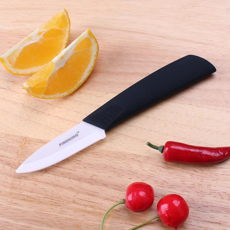 FINDKING top quality ceramic Zirconia kitchen knife set Ceramic Knife 3 4 5 6 inch Peeler Covers for Meat bread fruit knives set