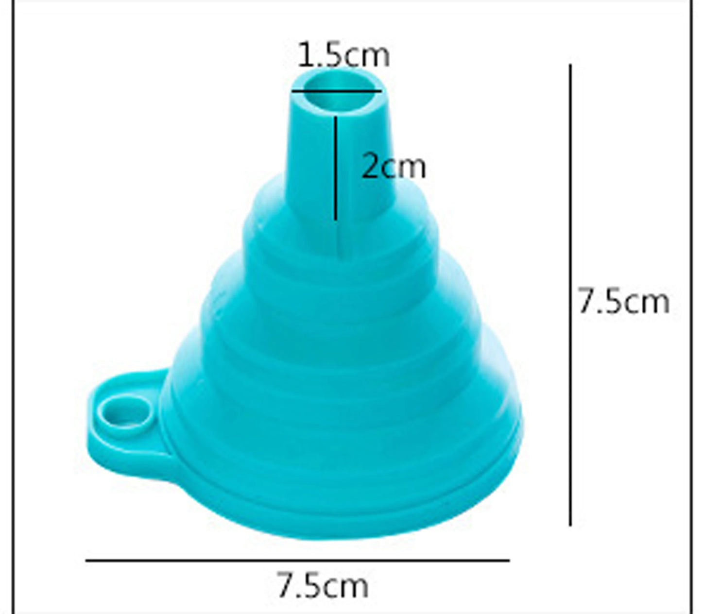 Food Grade Foldable Silicone Funnel Household Liquid Dispensing Mini Funnel Salt Sugar Sub-Tank Kitchen Tools DIY Supplies