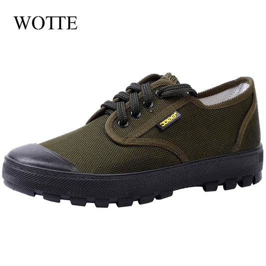 Men Casual Shoes Women Outdoor Walking Men Footwear  Construction Male Combat Military Wear-resisting Breathable Non-slip Boots