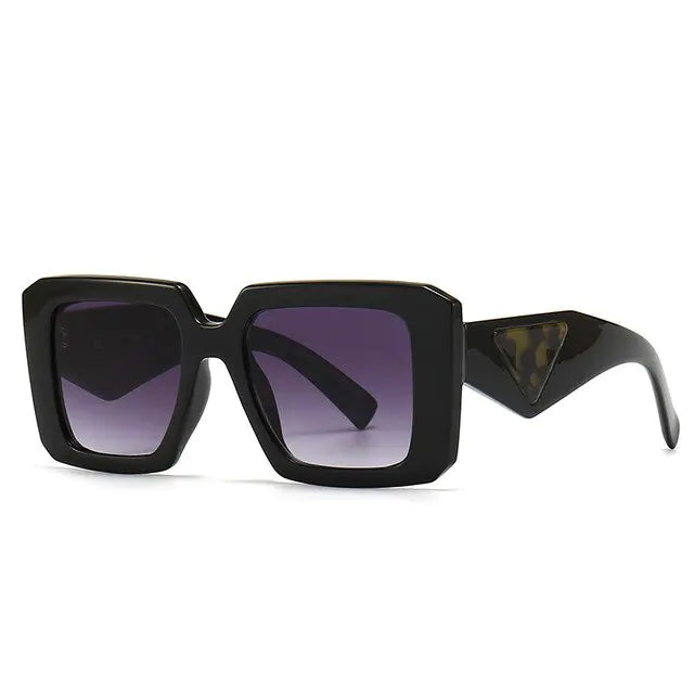 Retro Rectangular Cat Eye Sunglasses