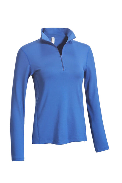 Women's Quarter Zip Track Suit Pullover Top