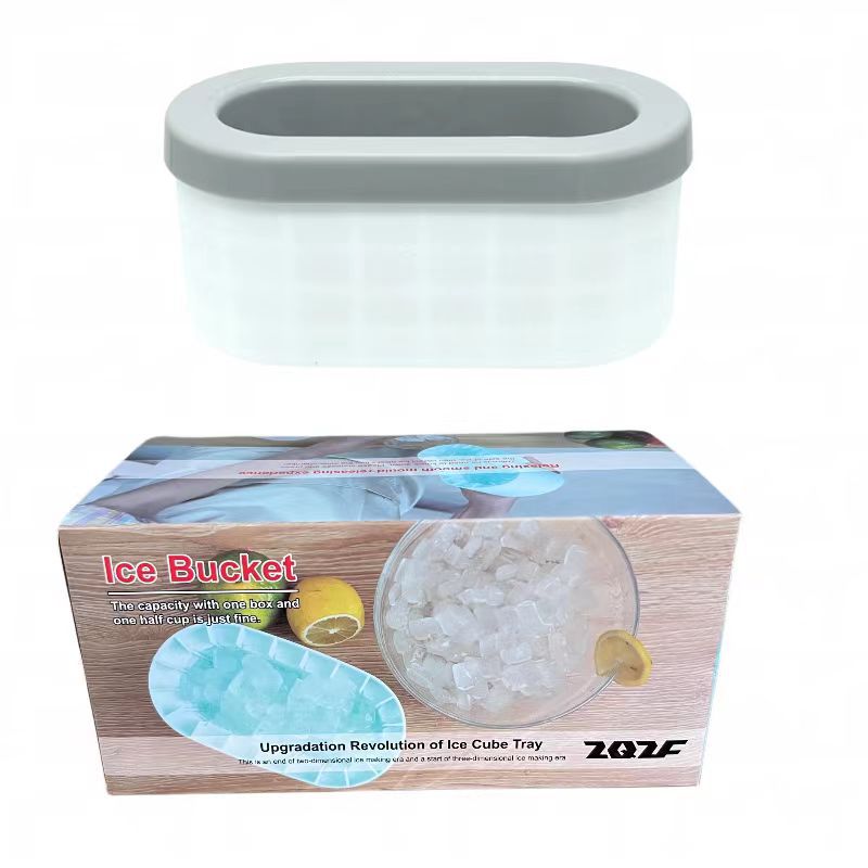Silicone Ice Cube Mold Ice Bucket Summer Homemade DIY Refrigerator Freeze Ice Maker Creative Ice Cube Mold Barware Tools