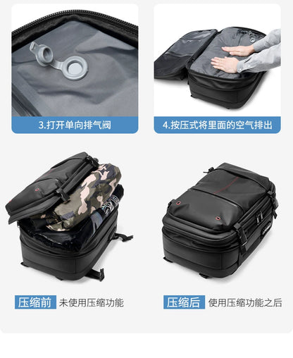 Backpack Men Multifunctional Travel Bag Vacuum Waterproof Business Trip Business New Computer Backpack Large Capacity TPU