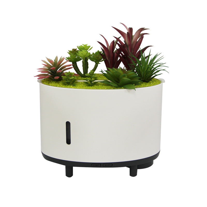 Simulation Plant Bluetooth Music Flame Aromatherapy Humidifier