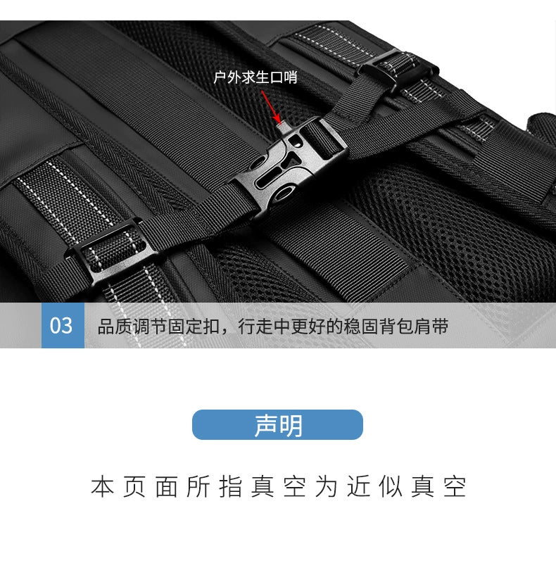 Backpack Men Multifunctional Travel Bag Vacuum Waterproof Business Trip Business New Computer Backpack Large Capacity TPU