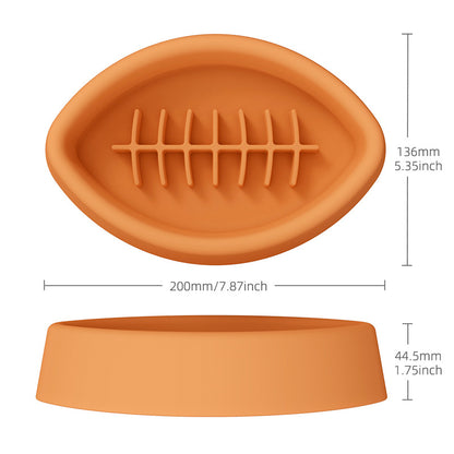 Silicone Pet Anti-choke Slow Feeding Bowl With Suction Cup