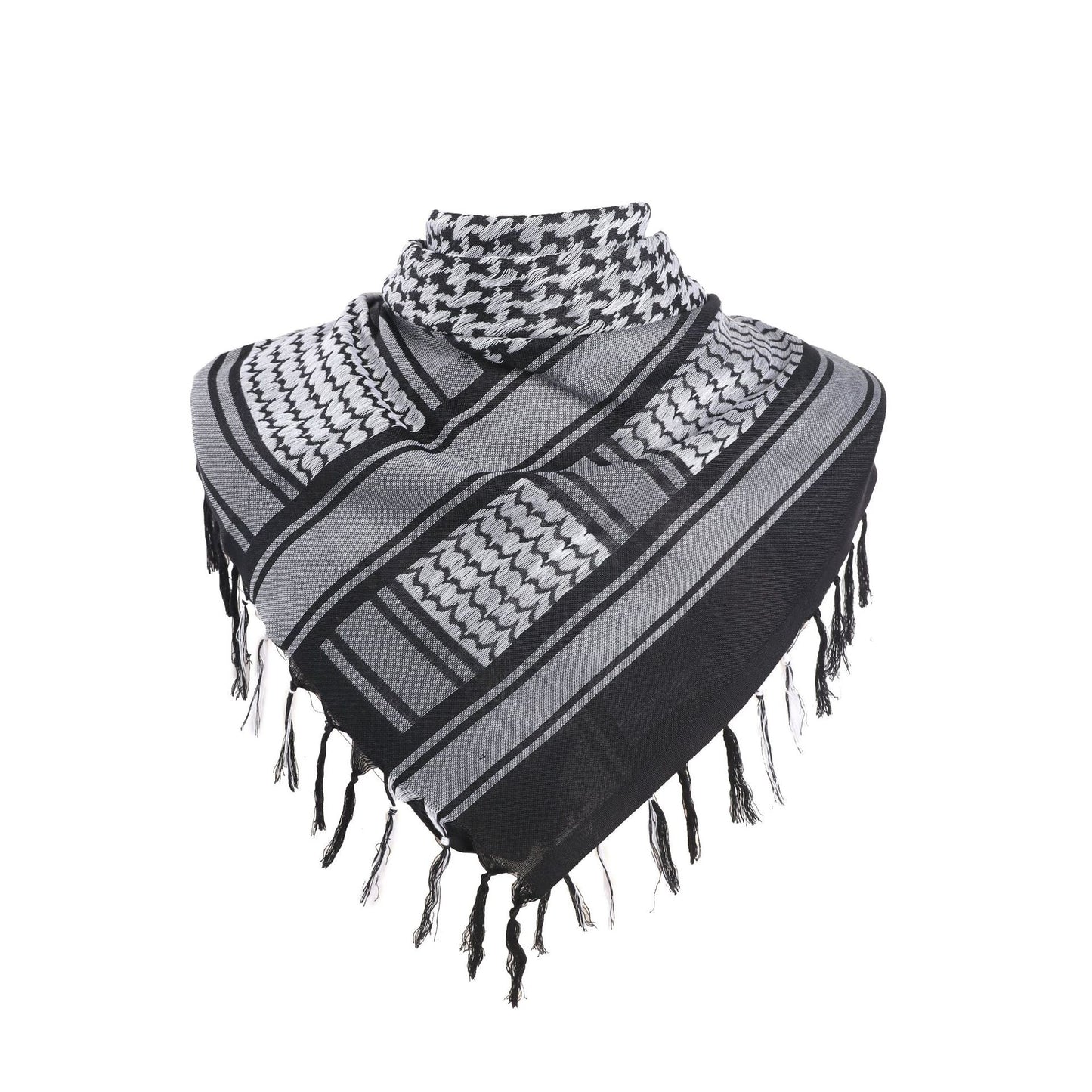 Special Forces Free Variety Of Turban Jacquard Scarf Thickened Outdoor Arabian Square Scarf Magic Outdoor Scarf Shawl