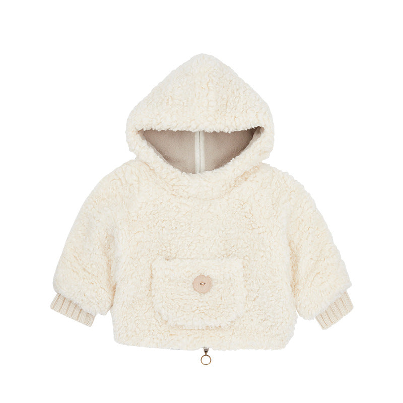 New Infants And Young Children, Men And Women, Winter Clothing, Cotton-padded Clothes, Plush Thickened Coats, Cotton-padded Clothes, Woolen Sweaters And Cotton-padded Jackets For Going Out