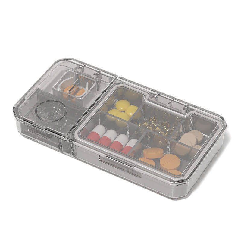 Portable Mini Multi-function Medicine Box Medicine Cutting