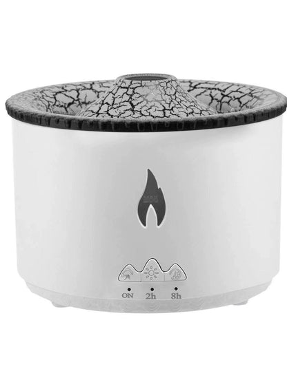 Wisk Volcanic Lava Humidifier Mute Spit Smoke Ring Office Desk Surface Panel Timing Hydrating Essential Oil Aroma Diffuser