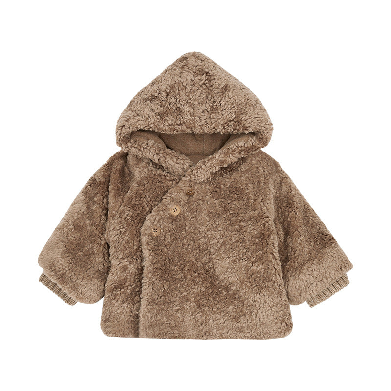 New Infants And Young Children, Men And Women, Winter Clothing, Cotton-padded Clothes, Plush Thickened Coats, Cotton-padded Clothes, Woolen Sweaters And Cotton-padded Jackets For Going Out