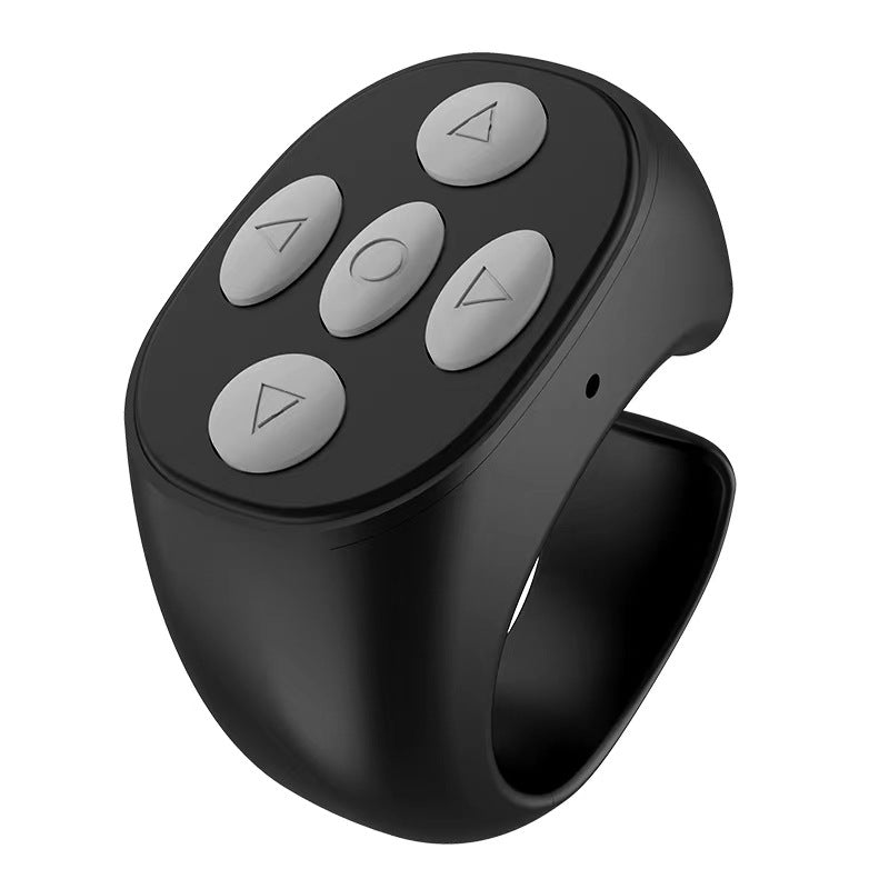 Mobile Phone Bluetooth Remote Control With Charging Compartment Mobile Phone Camera Controller Selfie Artifact Vibrato Ring Remote Control Ring