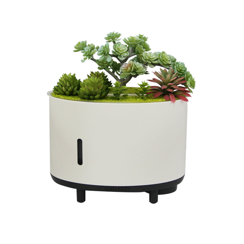 Simulation Plant Bluetooth Music Flame Aromatherapy Humidifier