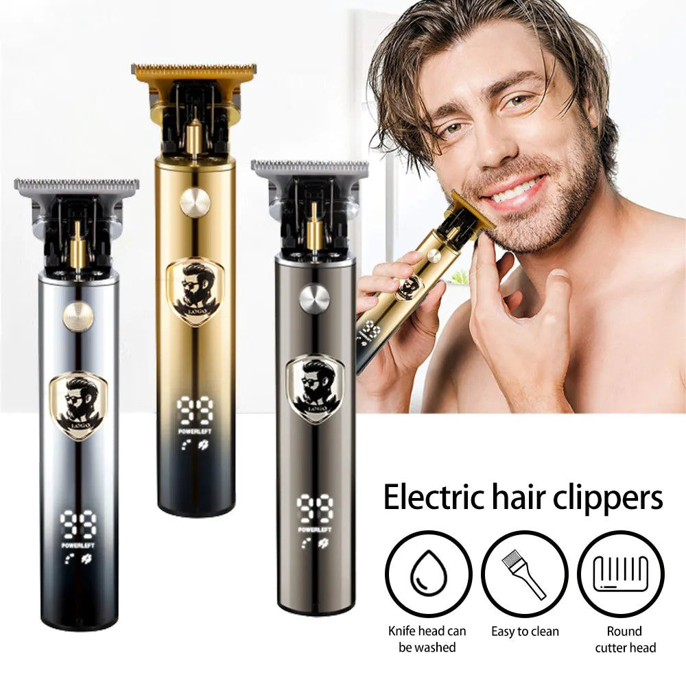 Electric Men's shaver USB Trimmer for men Barber Razor Cordless T9 Hair cutting machine Beard Trimmer Shaving Machine Wireless