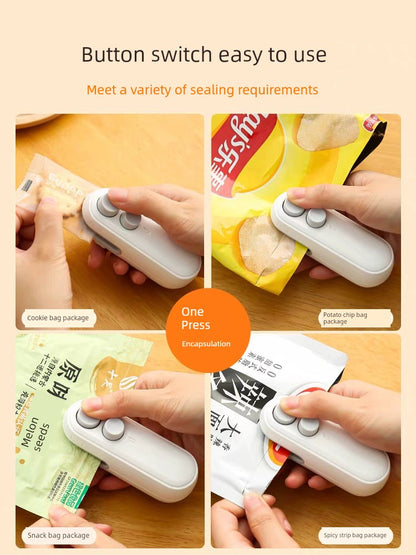 Small Handy Gadget Portable Mini Plastic Bag Sealing Machine