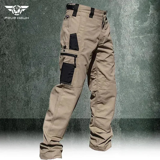 Pantalon Cargo pour hommes, pantalon de travail multi-poches, pantalon tactique décontracté, vêtements d'extérieur pour hommes, droit, résistant à l'usure, automne hiver