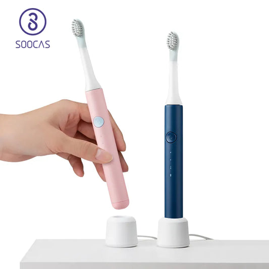 SOOCAS SO WHITE PINJING EX3 brosse à dents électrique sonique brosse à dents automatique vibrante ultrasonique détartreur Rechargeable sans fil