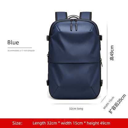 Backpack Men Multifunctional Travel Bag Vacuum Waterproof Business Trip Business New Computer Backpack Large Capacity TPU