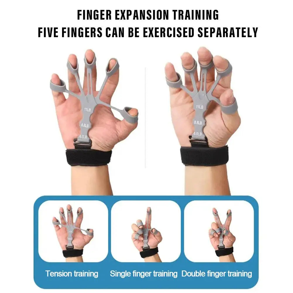 Silicone Grip Training And Exercise Finger Exercise Stretcher Hand Strengthener Arthritis Grip Trainer Hand Brush Expander Grips