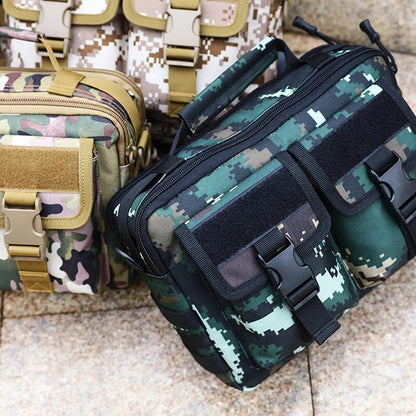 Sac à bandoulière tactique militaire avec chargeur USB, sac à bandoulière pour Camping en plein air randonnée, sac à main militaire, sacoche de pêche camouflage