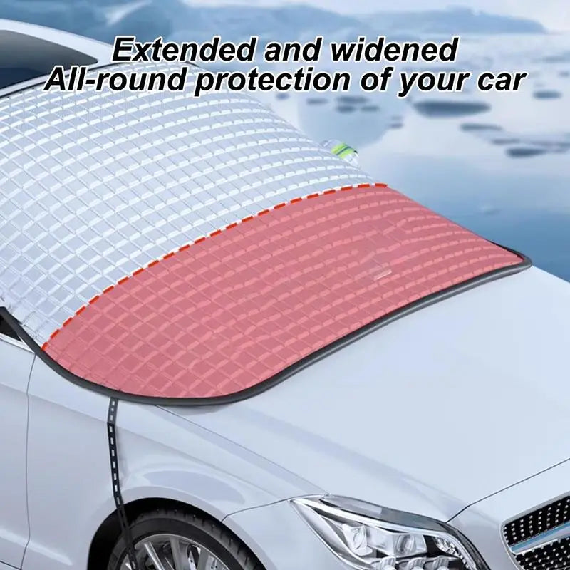 Magnetic Car Windshield Cover Windshield Frost Protector Cover Professional Car Windshield Snow Cover Magnetic Windscreen Cover