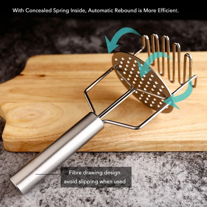 WALFOS Cooking Tools Stainless Steel Potato Ricer Masher Kitchen Accessories Metal Potato Press Vegetable Juicer Press Maker