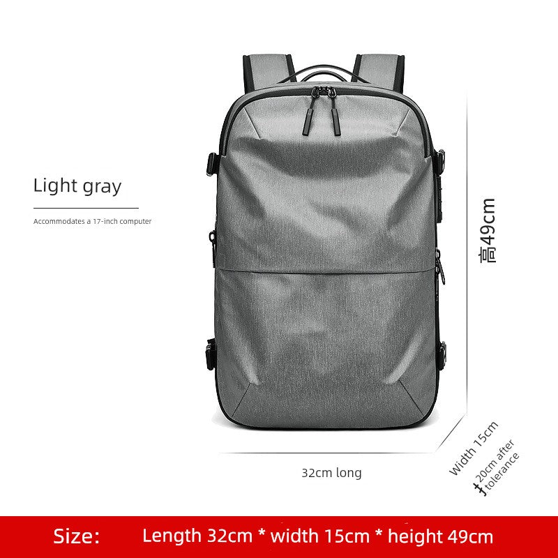 Backpack Men Multifunctional Travel Bag Vacuum Waterproof Business Trip Business New Computer Backpack Large Capacity TPU