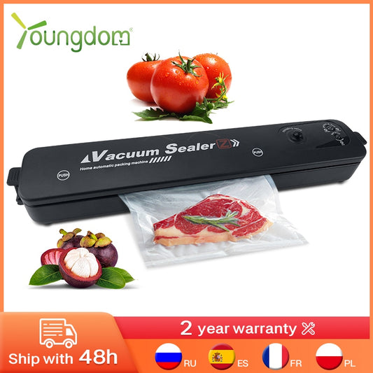 Vacuum Sealer Packaging Machine For Household 220V EU Plug Including 10pcs Food Vacuum Packing Bag Food Storage Kitchen Tool