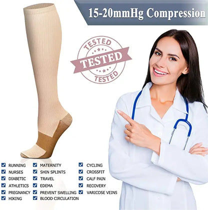 New Arrival Stockings Compression Golf Sport Socks Medical Nursing Stockings Prevent Varicose Veins Socks Fit For Rugby Socks