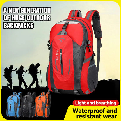 Hiking Backpack 40L Waterproof Lightweight Outdoor Hiking Trekking Daypack Travel Backpack for Men Women Mountaineering Backpack