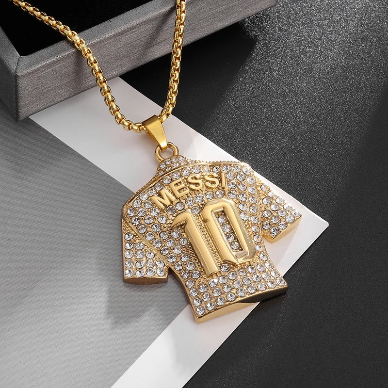 Exquisite Shiny Cross Square Crystal Zirconia Pendant Necklace for Women Men Fashion Hip Hop Party Luxury Jewelry Christmas Gift - Jaazi International