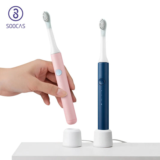 SOOCAS SO WHITE PINJING EX3 Sonic Electric Toothbrush Ultrasonic Automatic Smart Tooth Brush USB Wireless Charge Base Waterproof