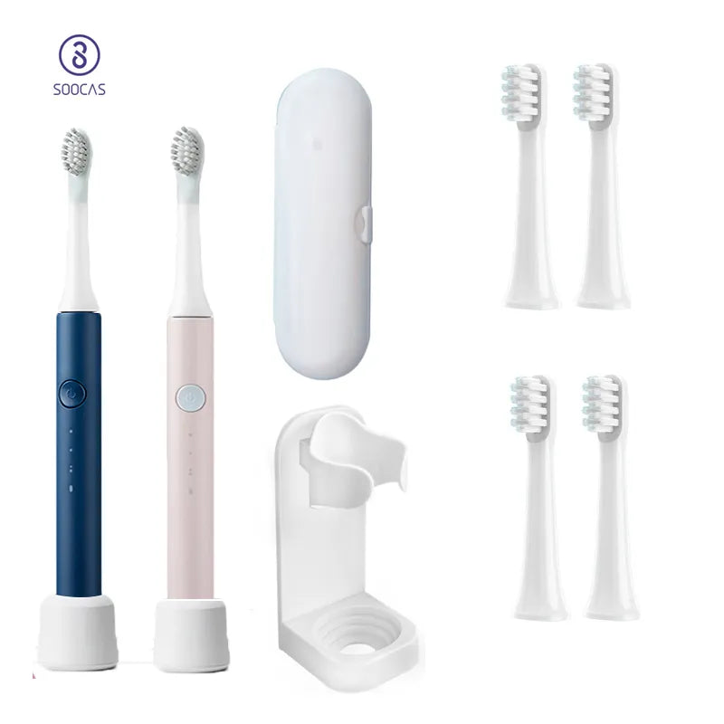 SOOCAS PINJING EX3 Sonic Electric Toothbrush Ultrasonic Automatic Smart Tooth Brush USB Wireless Charge Base Waterproof