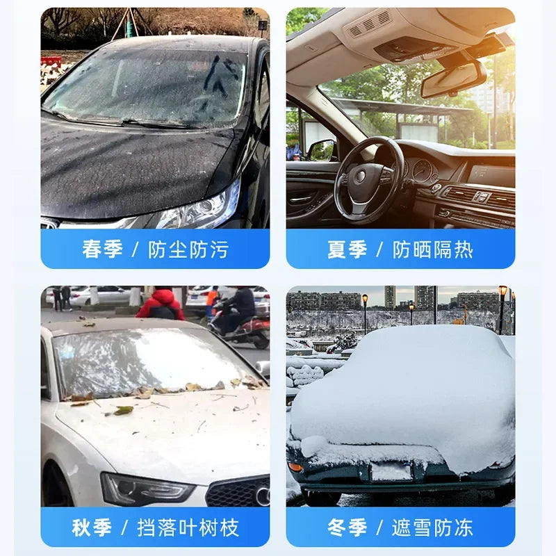 For Volkswagen VW T-CROSS T-roc 2019 2020 2021 2022 2023 Thick Magnetic Anti Frost Freezing Car Snow Cover Windshield Sunshades