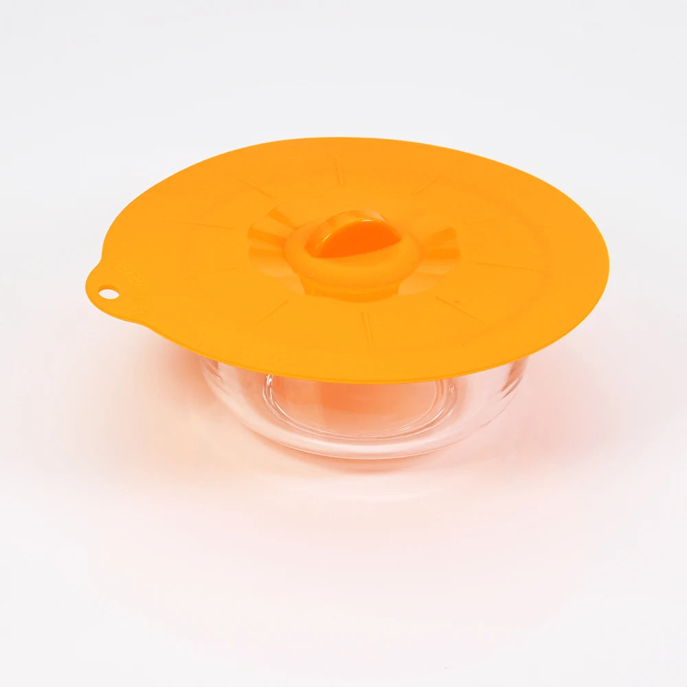 Silicone Bowl Lids , Reusable Suction Seal Covers for Bowls, Pots, Cups. Food Safe  kitchen accessories