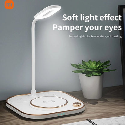 New Xiaomi Mijia All in One 15W Super Fast Wireless Charger Adjustable Lamp For Apple iWatch Airpods Huawei Samsung iPhone